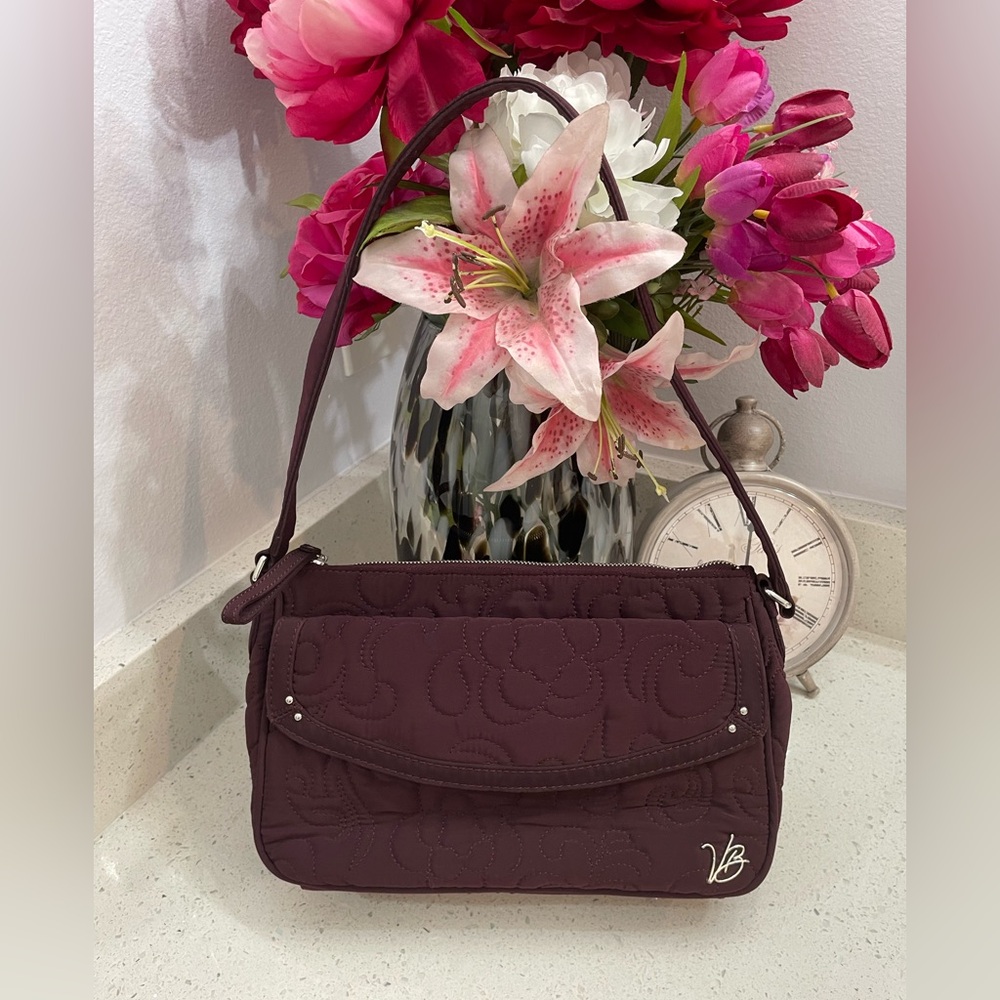Vera Bradley Plum Quilted Purse